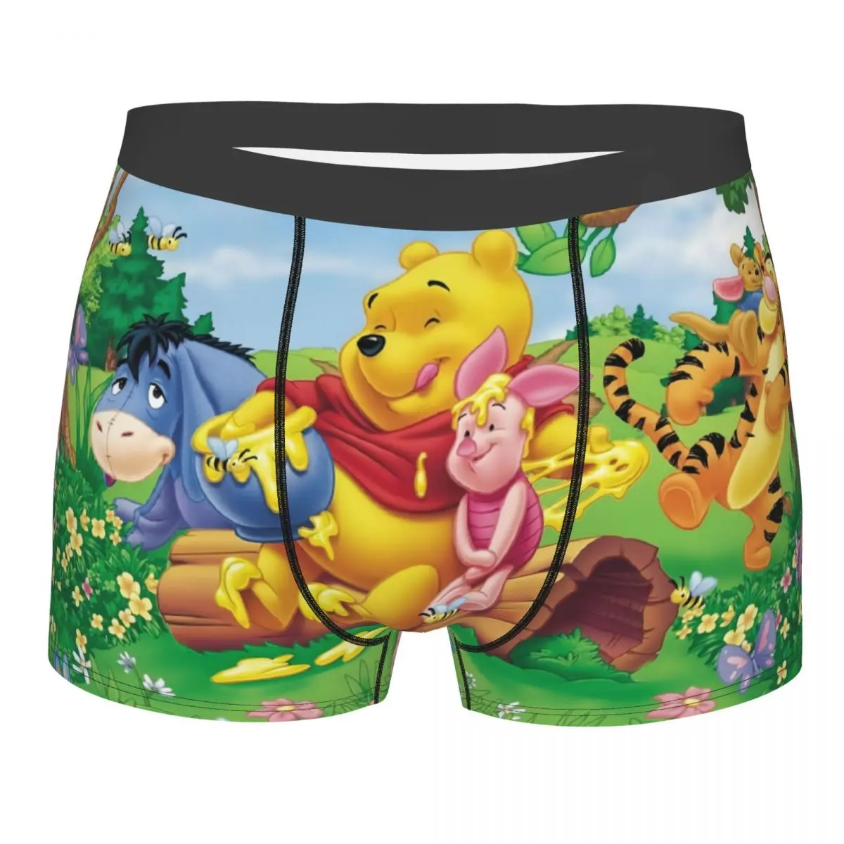 

Cartoon Winnie The Pooh Underwear Men Breathable Eeyore Tigge Anime Cute Boxer Briefs Shorts Panties Soft Underpants For Homme