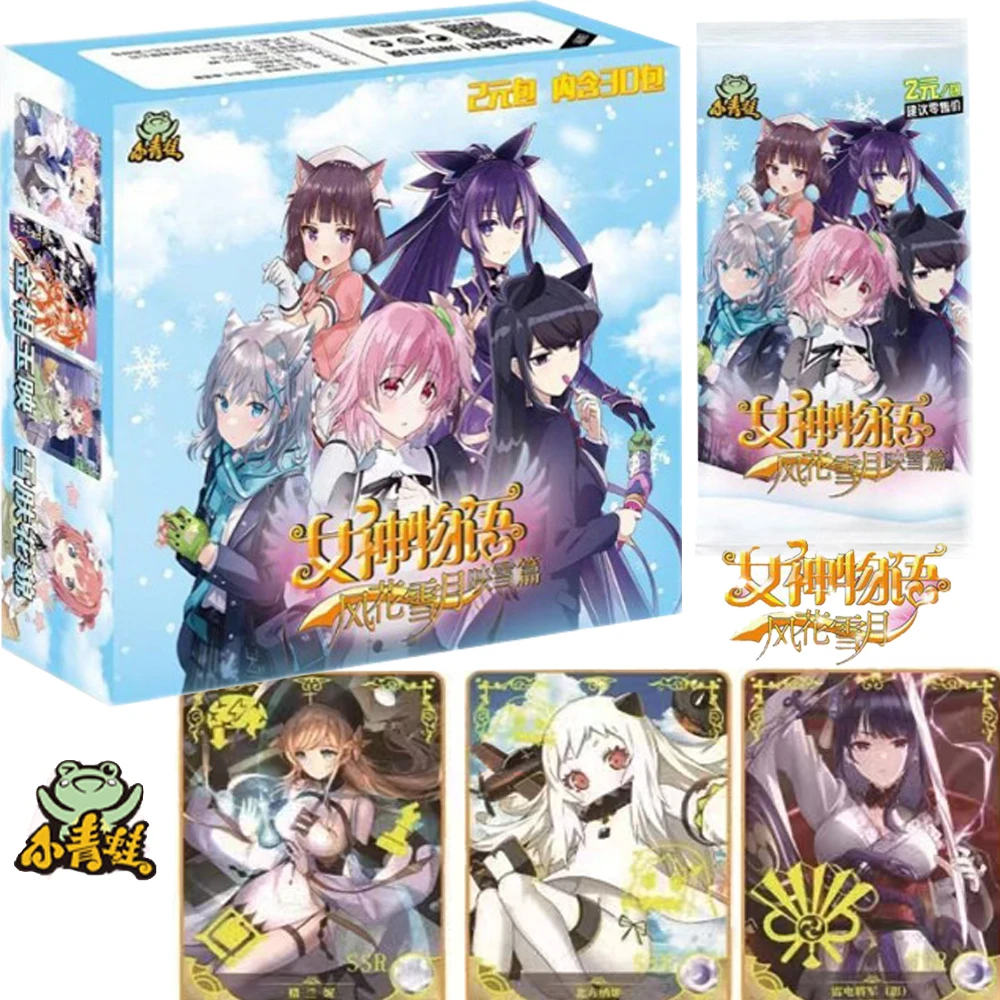 Goddess Story Cards Series Chapters Full Set Collection Cute Anime Game Character Beelzebul Rare Cards Children's Holiday Gifts