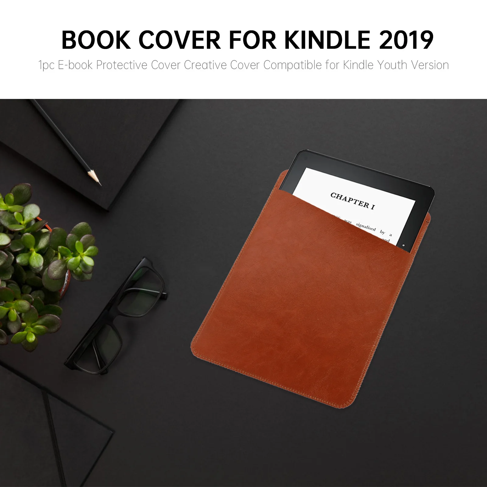 

1Pcs E-Book Protective Cover Soft Touch Compatible for Kindle Youth Version Strong Book Shell Portable for Outdoor Activities