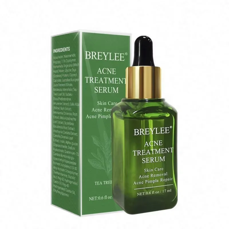 

BREYLEE Acne Treatment Serum Facial Essence Liquid Shrink Pores Acne Removal Repair Serum17ml