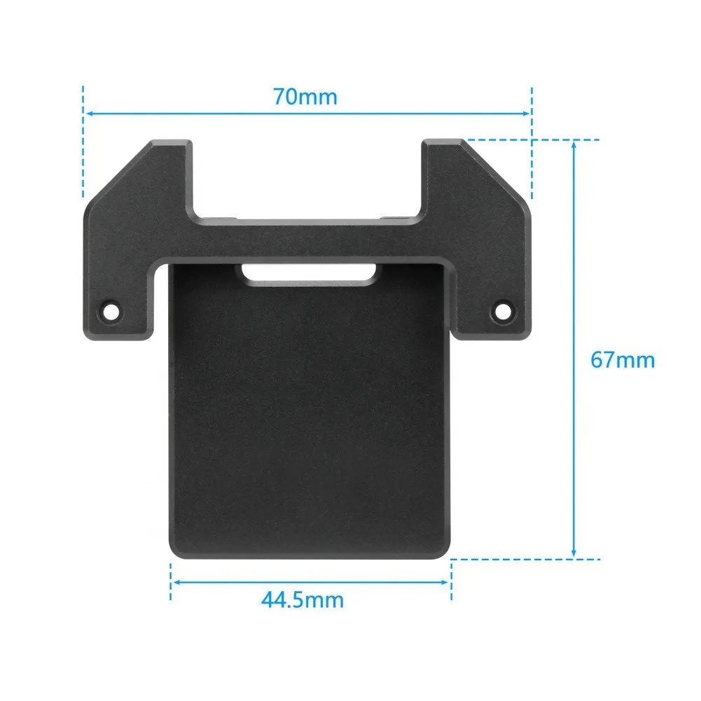 For BambuLab-Compatible Aluminum Wiper Plate for P1S P1P For X1C For X1E Filament Cleaning Nozzle Baffle Waste