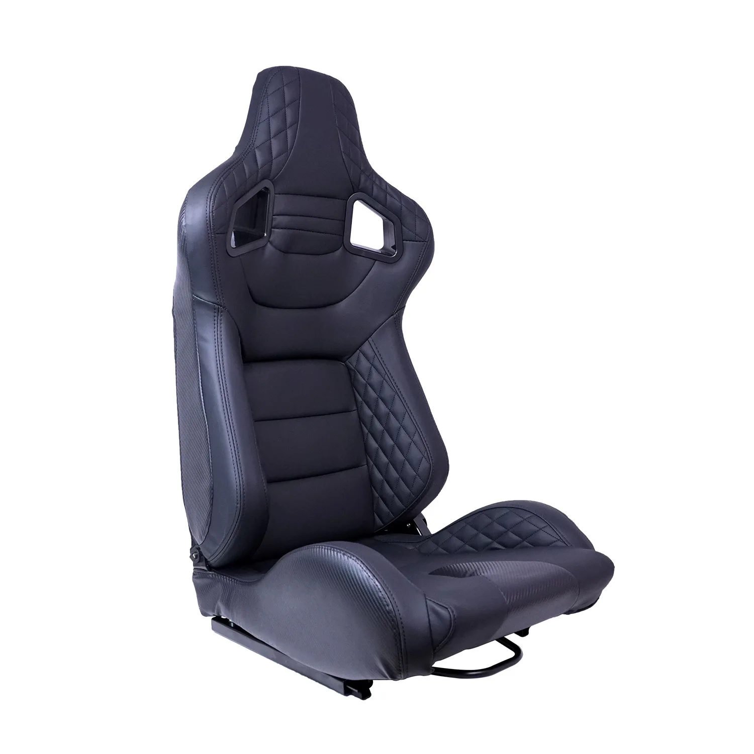 Car seat modified e-sports chair with slide all leather racing simulation driver seat universal