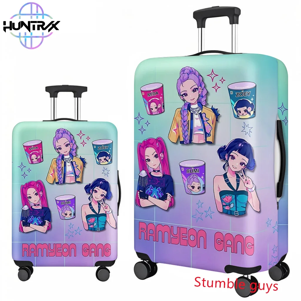 

Demon Hunters Kpop Luggage Cover Fits 18-32 Inch Suitcases Durable Travel Protector