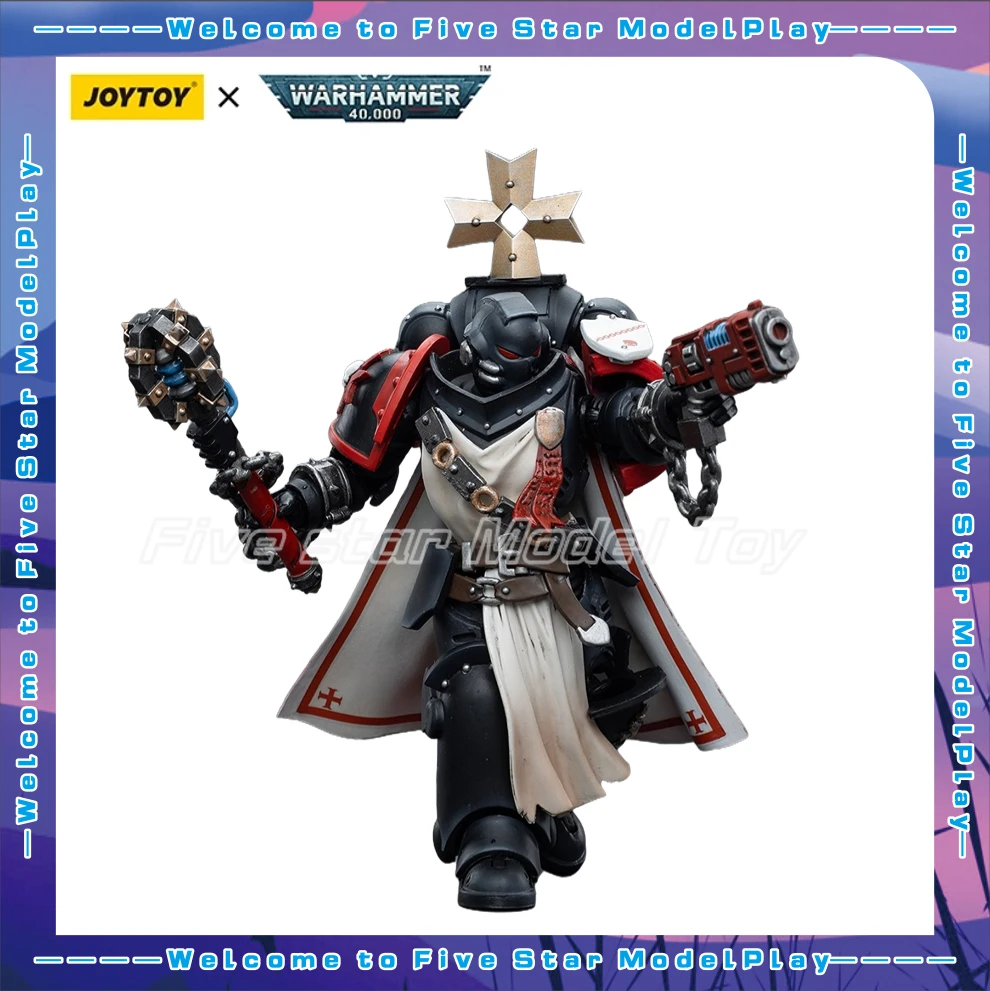 

【FS】JOYTOY Warhammer 40K Scale 1/18 Action Figures Black Templars Sword Brethren Brother Dragen Models Toys Gifts