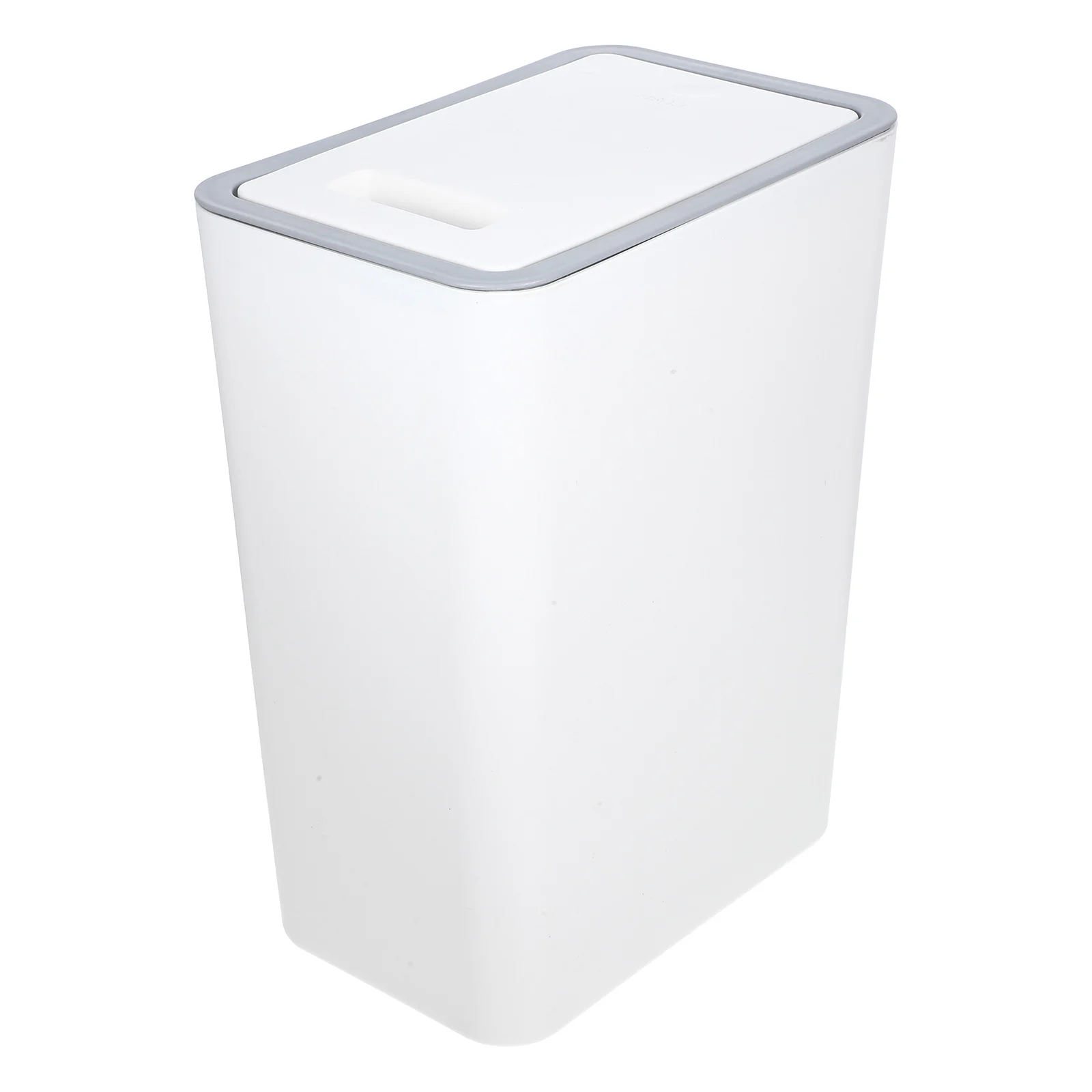 

Multifunctional Trash Can Stylish PP Material Smooth Interior Easy Clean Home Office Bedroom Bathroom Waste Basket