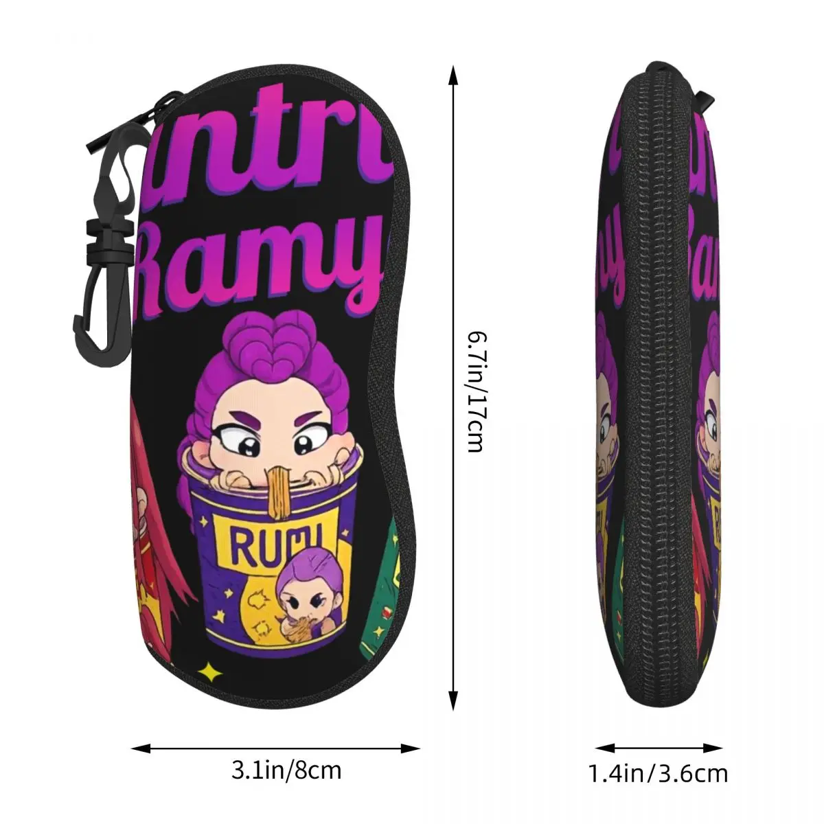 مخصص Kpop شيطان الصيادين هنتركس رومي ميرا زوي راميون نظارات حافظة كول شل النظارات صندوق النظارات الشمسية #3