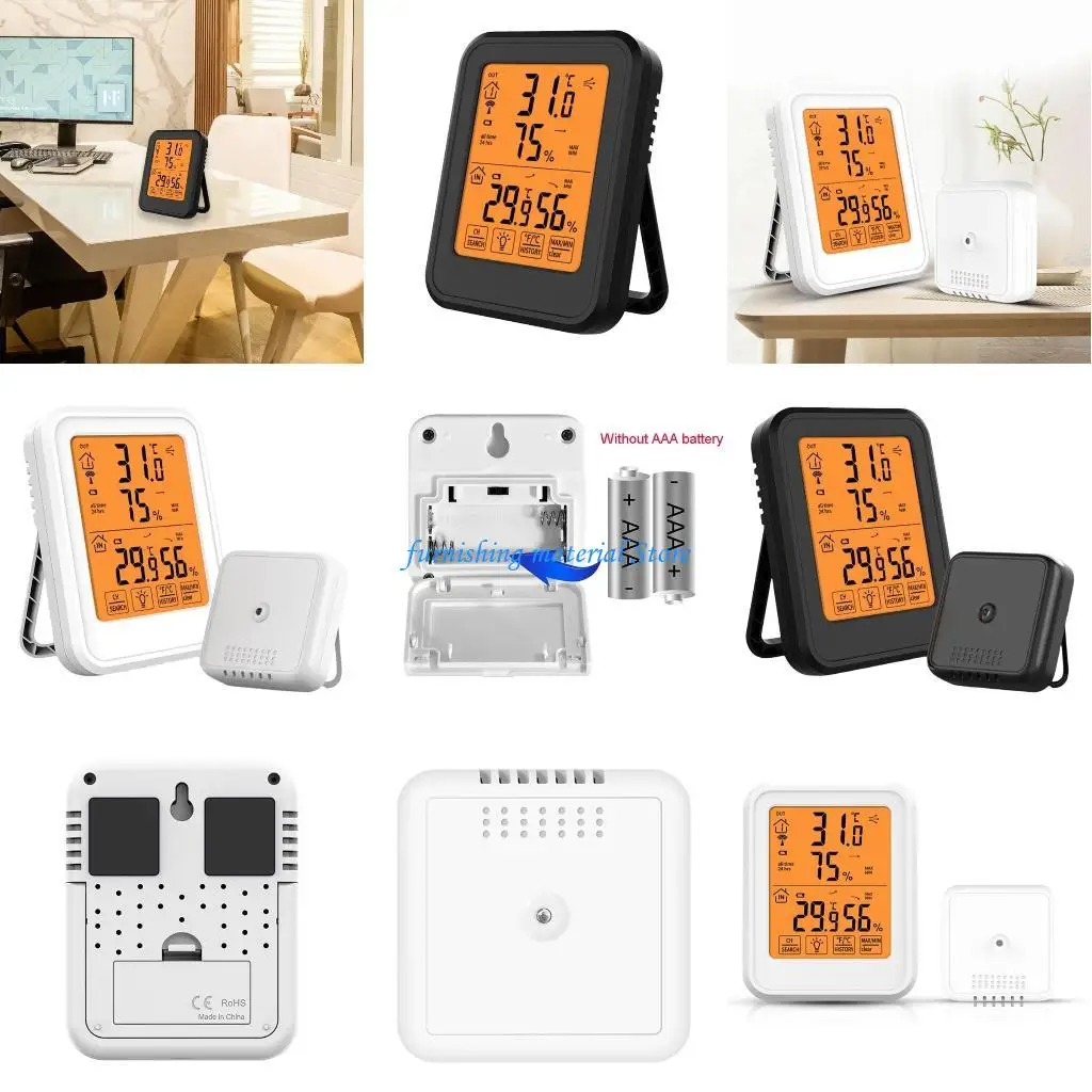 

Y5GD Thermometer Hygrometer LCD Digital Humidity Meter Indoor Temperature LCD Gauge