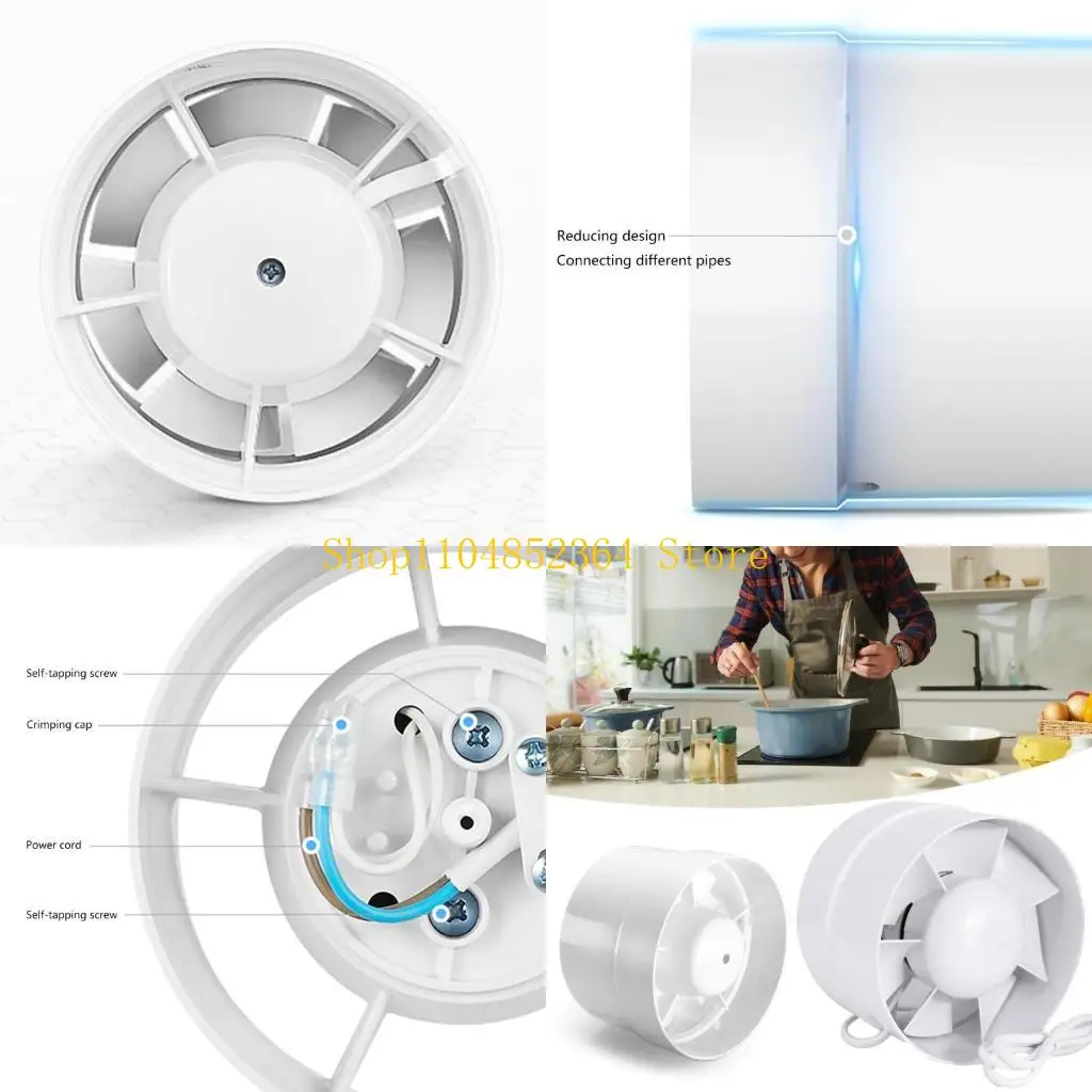 

652f Quiet Energy Saving выхлопная вентилятор Easy Установка вентиляции для дома и офисного использования
