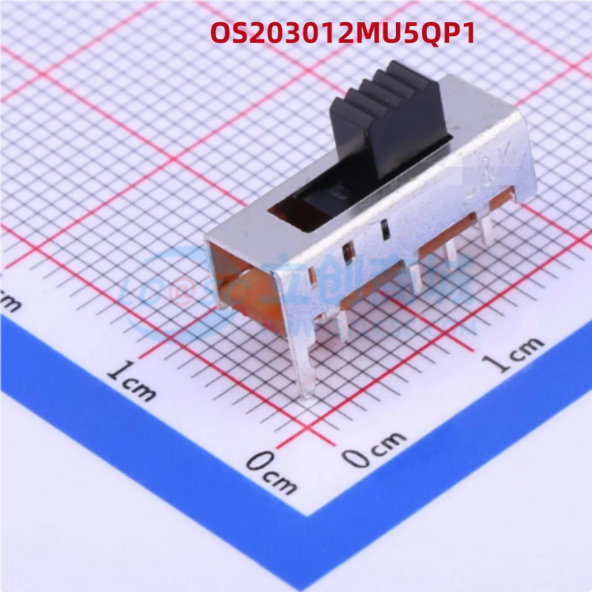 5PCS 100% New OS203012MU5QP1 Sliding Switch
