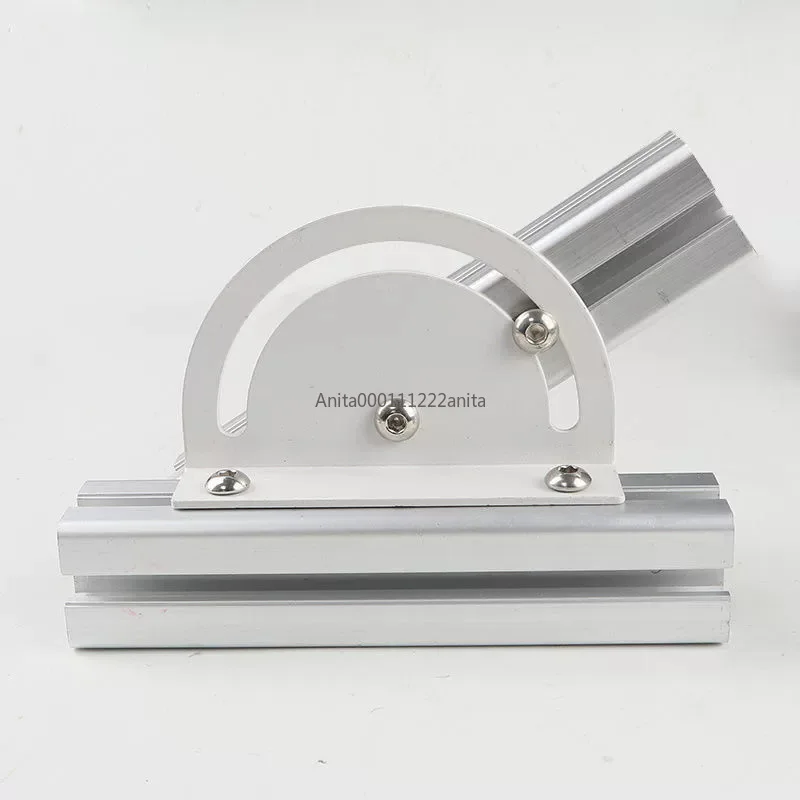 180 Degree Cross Steering Plate Aluminum Profile Cross Steering Plate Aluminum Profile Connecting Plate With 4 set Screws