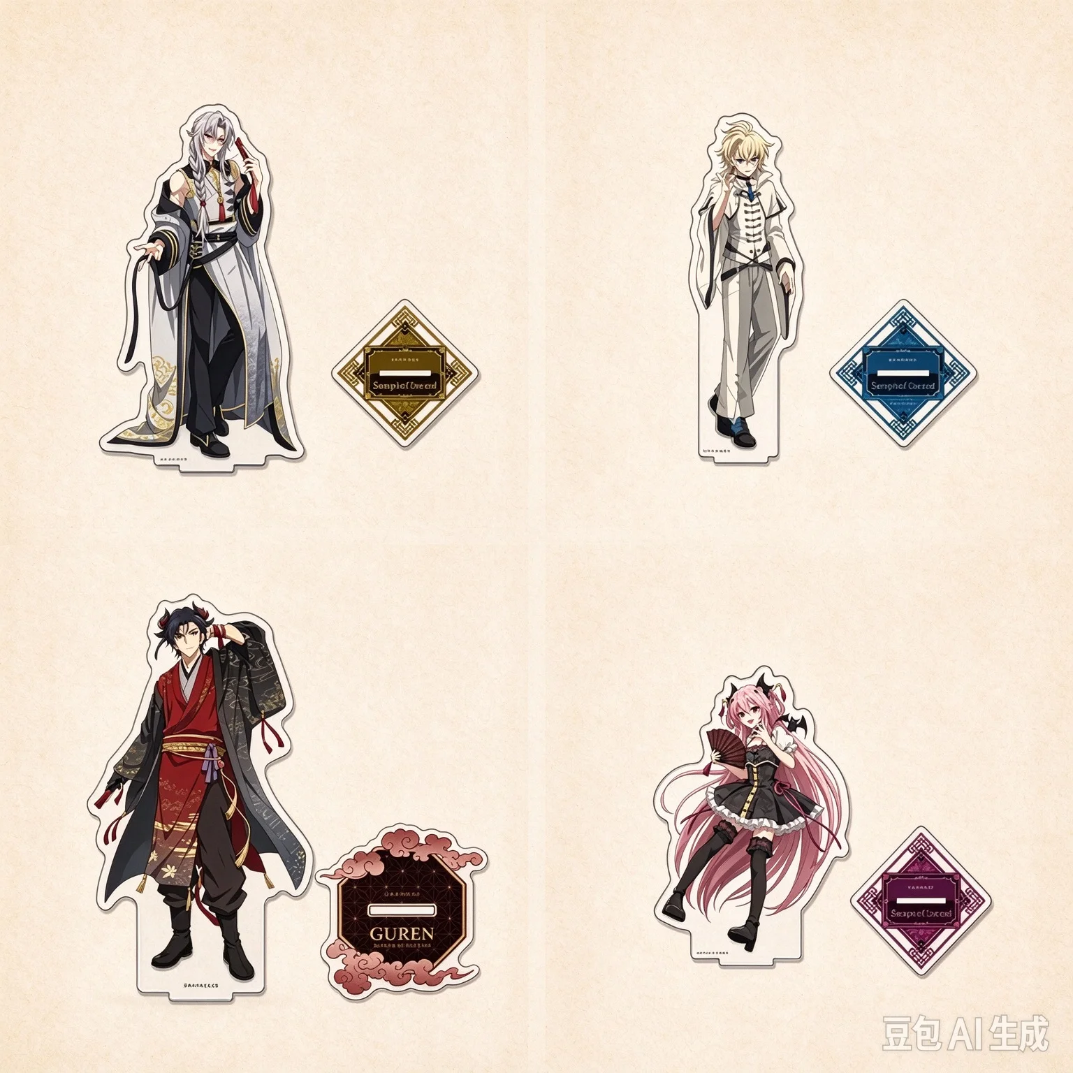 Hot 15CM Anime Seraph Of The End Model Action Figure Peripheral Collection Acrylic Stand Model Decorations Gifts Funny Keychain