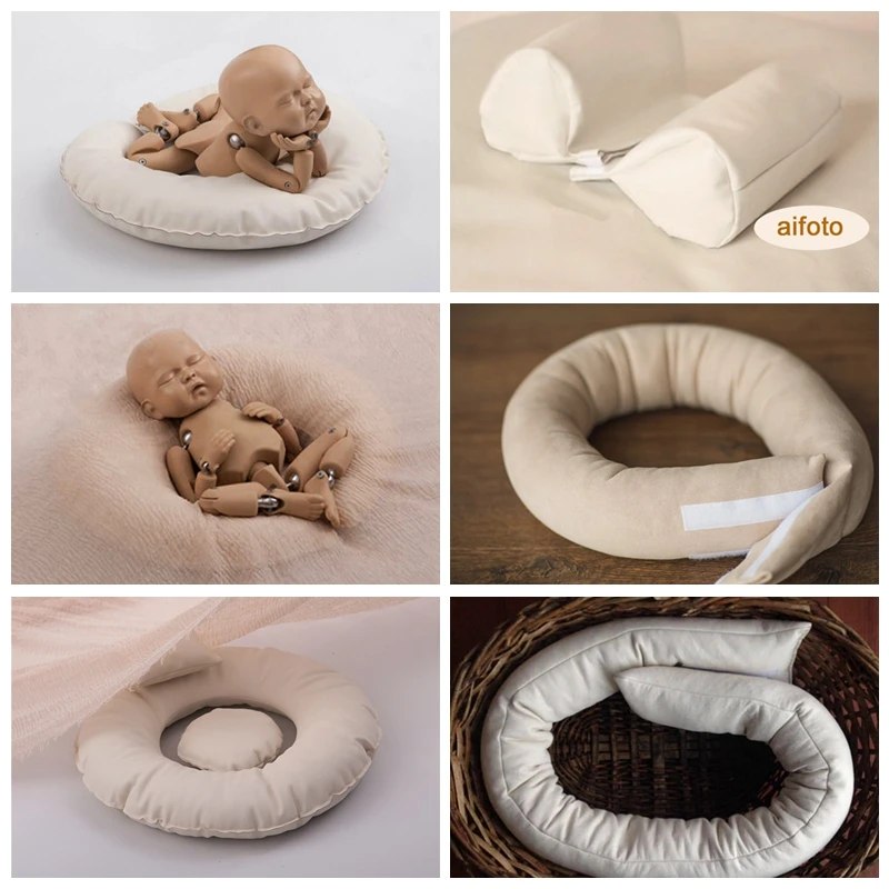 Newborn Photography Props Pillow Posing Nest Assisst Accessories Set Baby Photo Shoot Studio Basket Sofa Stuff Assistant Adapter