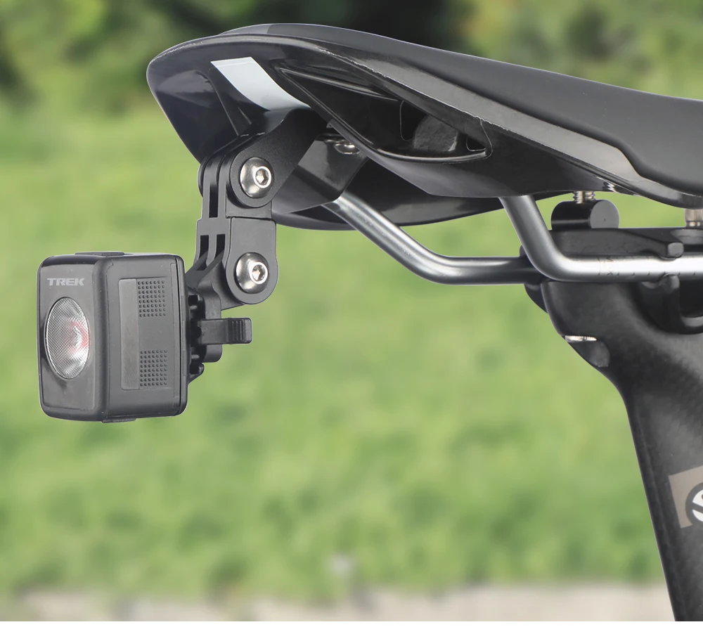 Fahrradsattel-Rücklichthalterung, passend für Garmin Varia Radar Rückspiegel RTL510 515 500 Magene L508 für Shimano PRO Sattelstützenhalterung – Detail 10