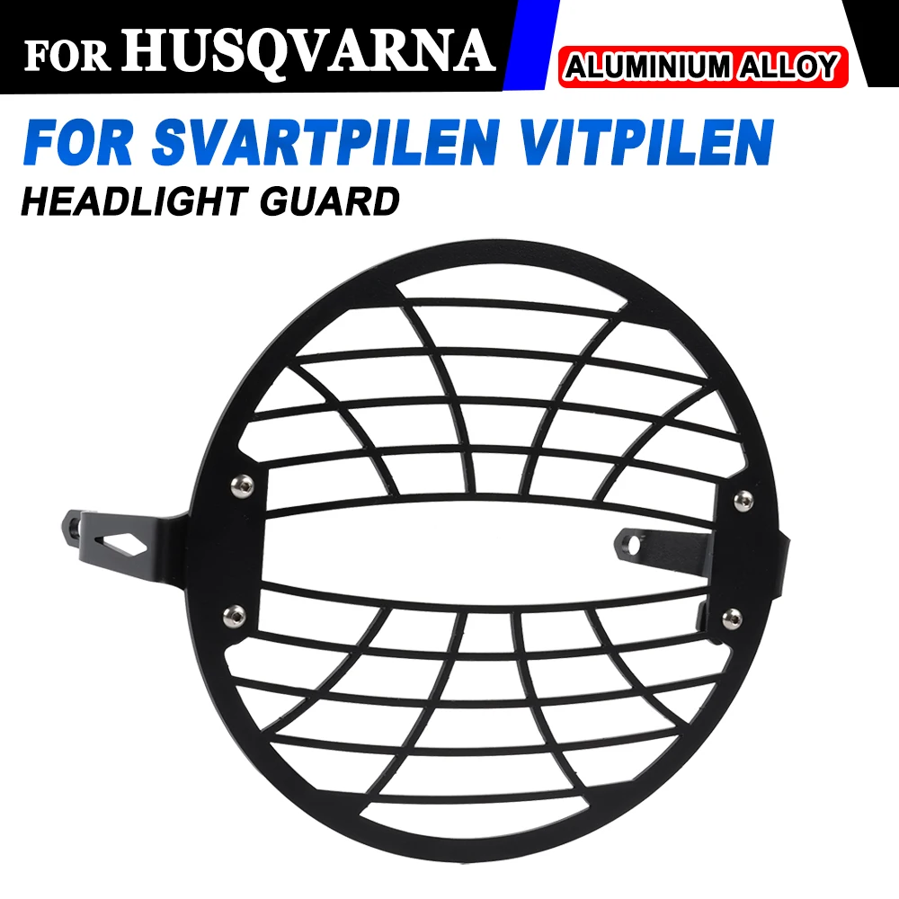 

For Husqvarna Svartpilen 401 250 Vitpilen 401 2020-2024 Motorcycle Headlight Protector Grille Guard Cover Protection Grill Cover