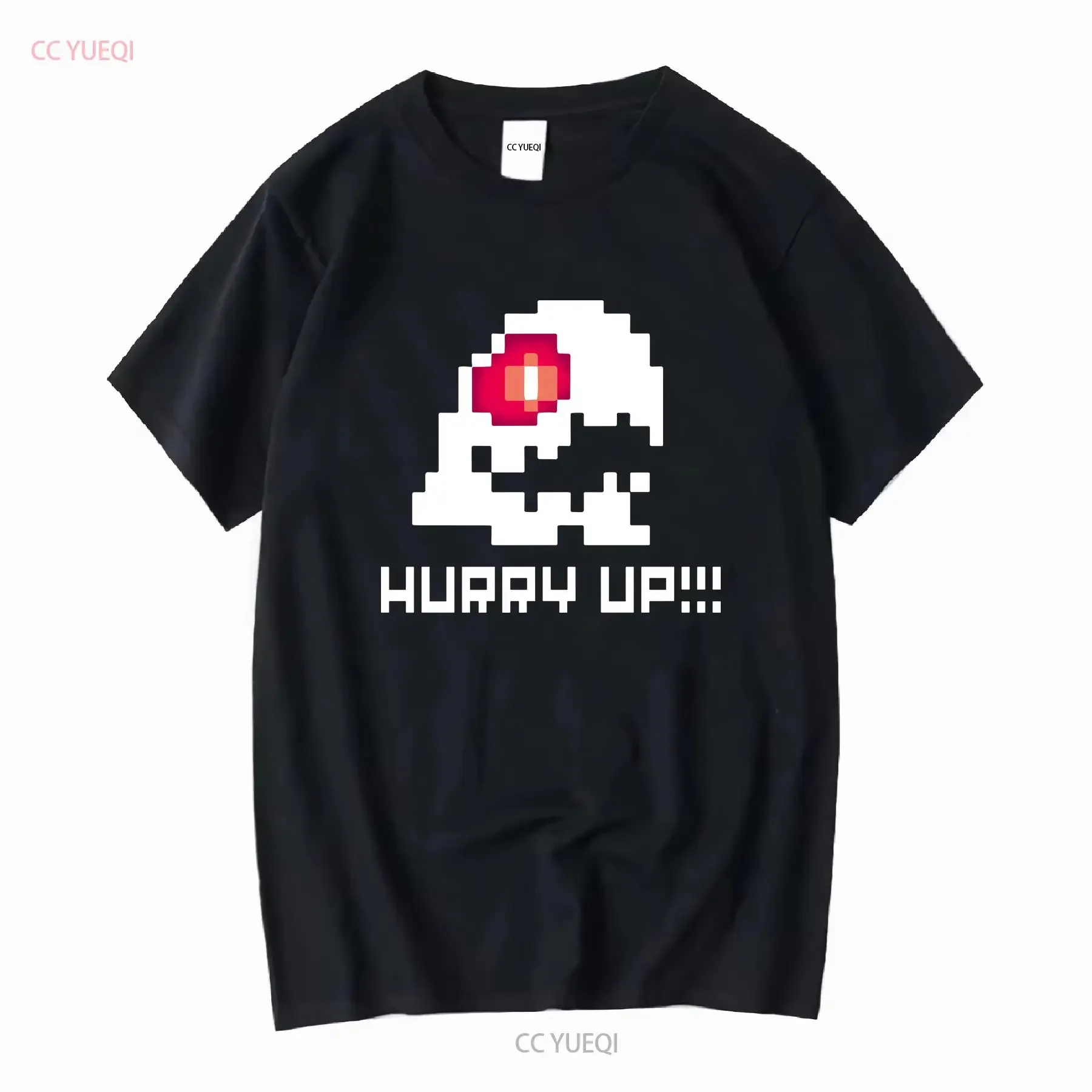 Bubble Bobble Hurry Up divertido videojuego camiseta vintage lavado transpirable elegante moda homme Top para uso diario gráfico