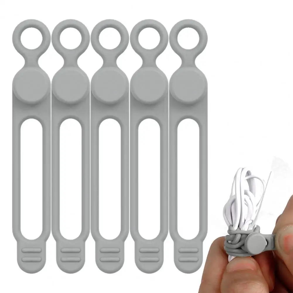 5 шт., зажим-органайзер для кабелей, 10,6 см