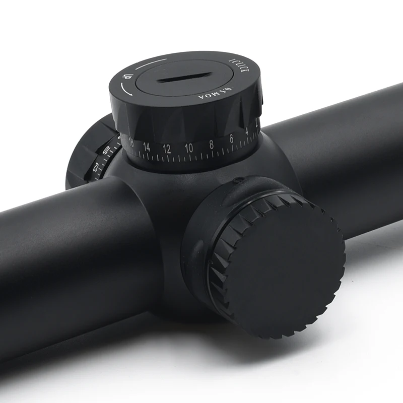 Evolution Gear Vudu scope FFP LPVO SR1 Reticle 1-6x24MM Riflescope 30mm Tube for Airsoft and Hunting with Full Original Markings