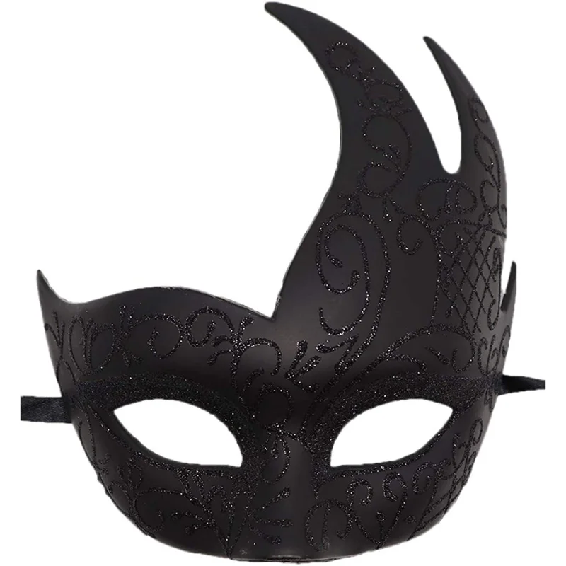 

Flame Big Bend Mask Men's Makeup Ball Mask Halloween Ghost Festival Carnival Performance Party Party Party