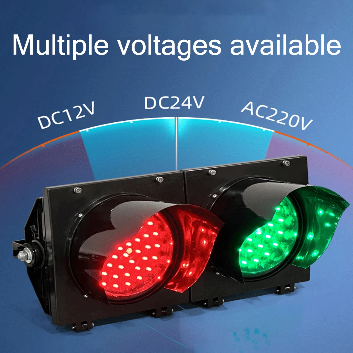 Promotion 200mm Red And Green Traffic Light Waterproof High-Temperature Resistant Safety Warning Light for Road Safety
