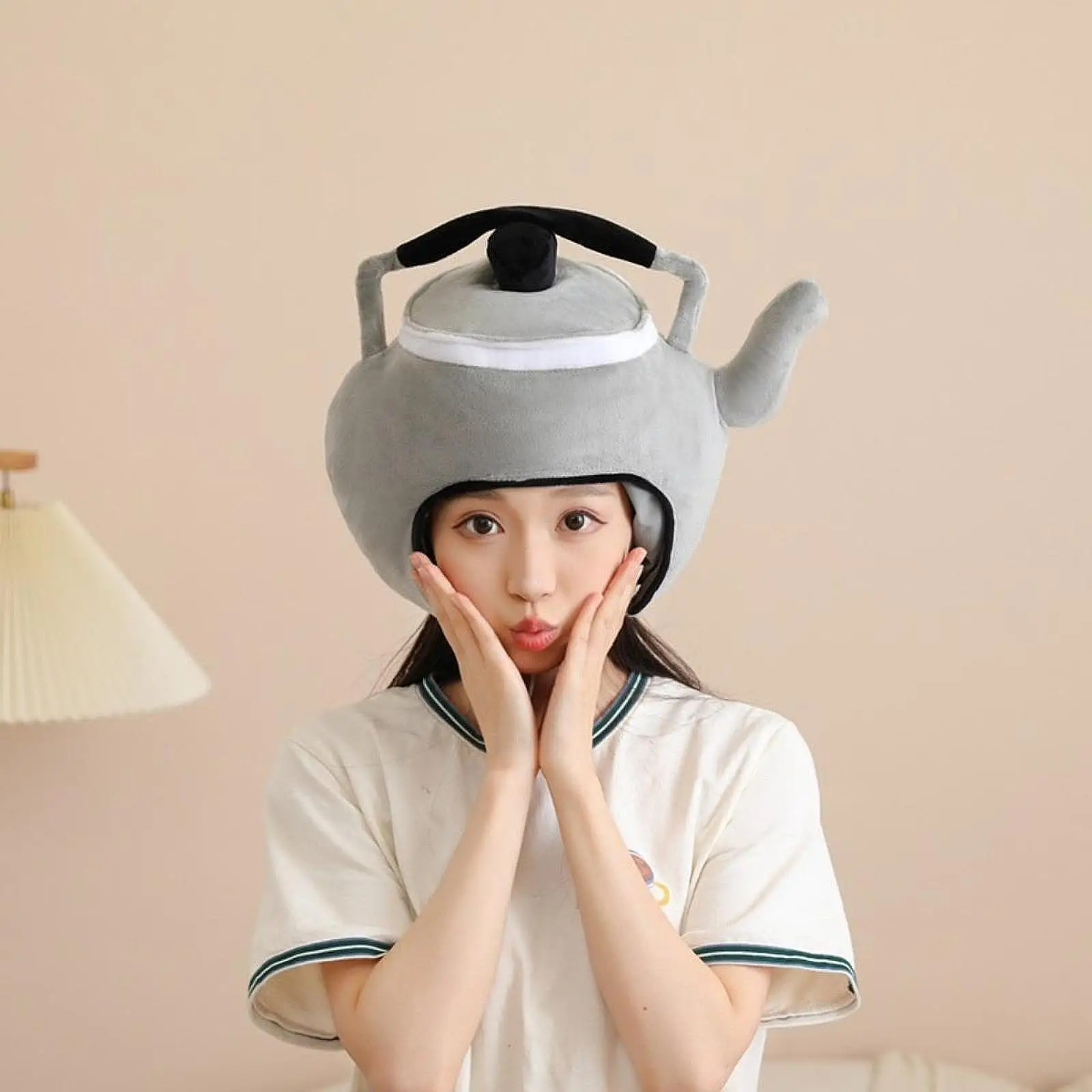 

Kettle Headgear Hat Cosplay Gift Comfortable Costume Accessories Cap for Holiday Halloween Dress up Birthday Stage Performance