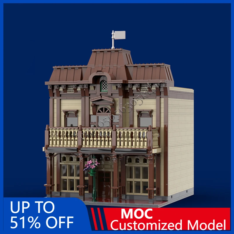 1841 Uds. Ciudad calle escena casa de magia MOC personalizar bloque de construcción Modular diseño Popular ladrillo DIY juguetes para vacaciones regalos
