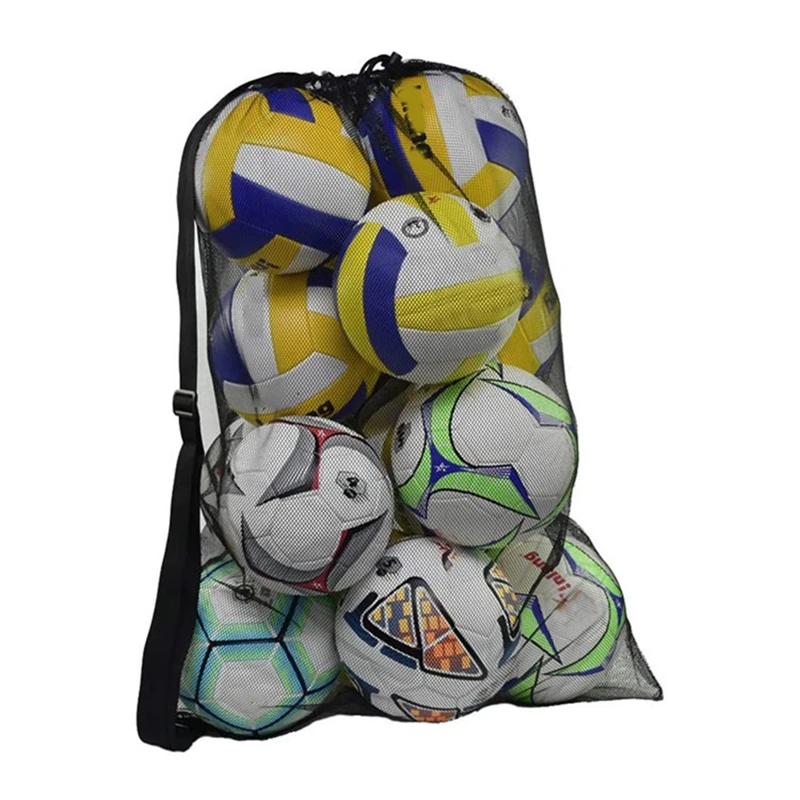 Large Capacity Sports Ball Bag 72X100cm Football Basketball Volleyball Children's Toy Ball Storage Net Bag