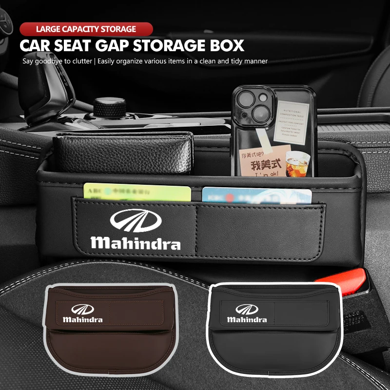 Caja organizadora para huecos de asientos de coche, accesorios de decoración para automóviles, para Mahindra Bolero KUV100 ‌   Roxor ‌   Pik Up Pik Up 4x4 Thar