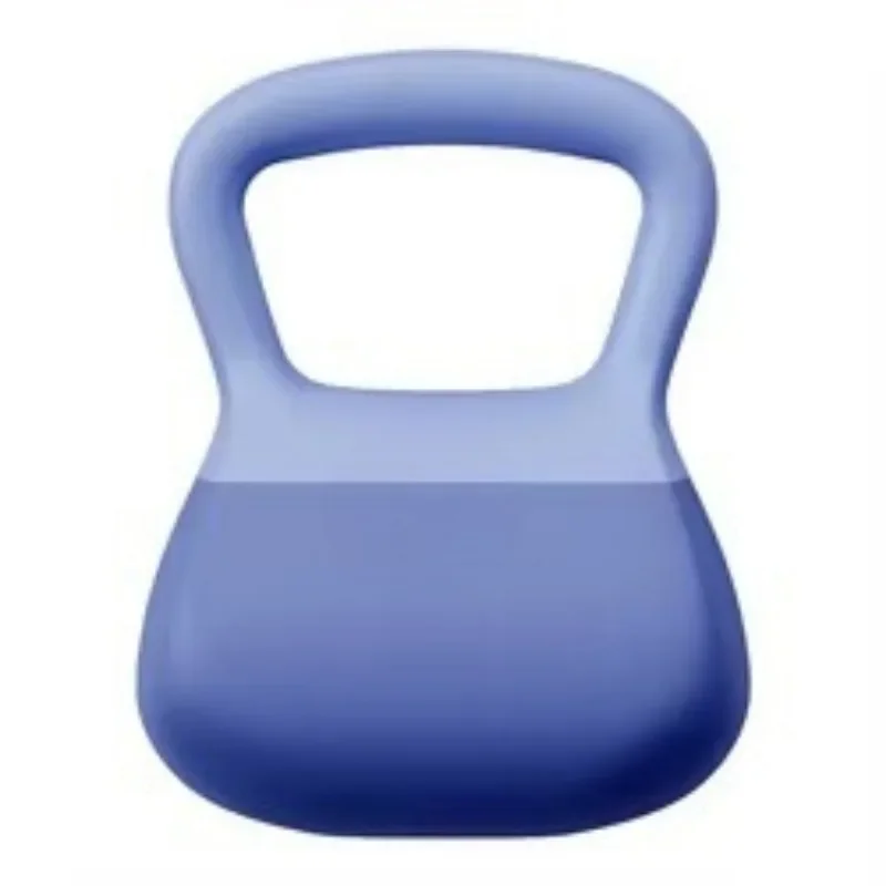 Black Rubber Coating Soft Kettlebell Durable Training Weights For Competition Home Daily Fitness Workout