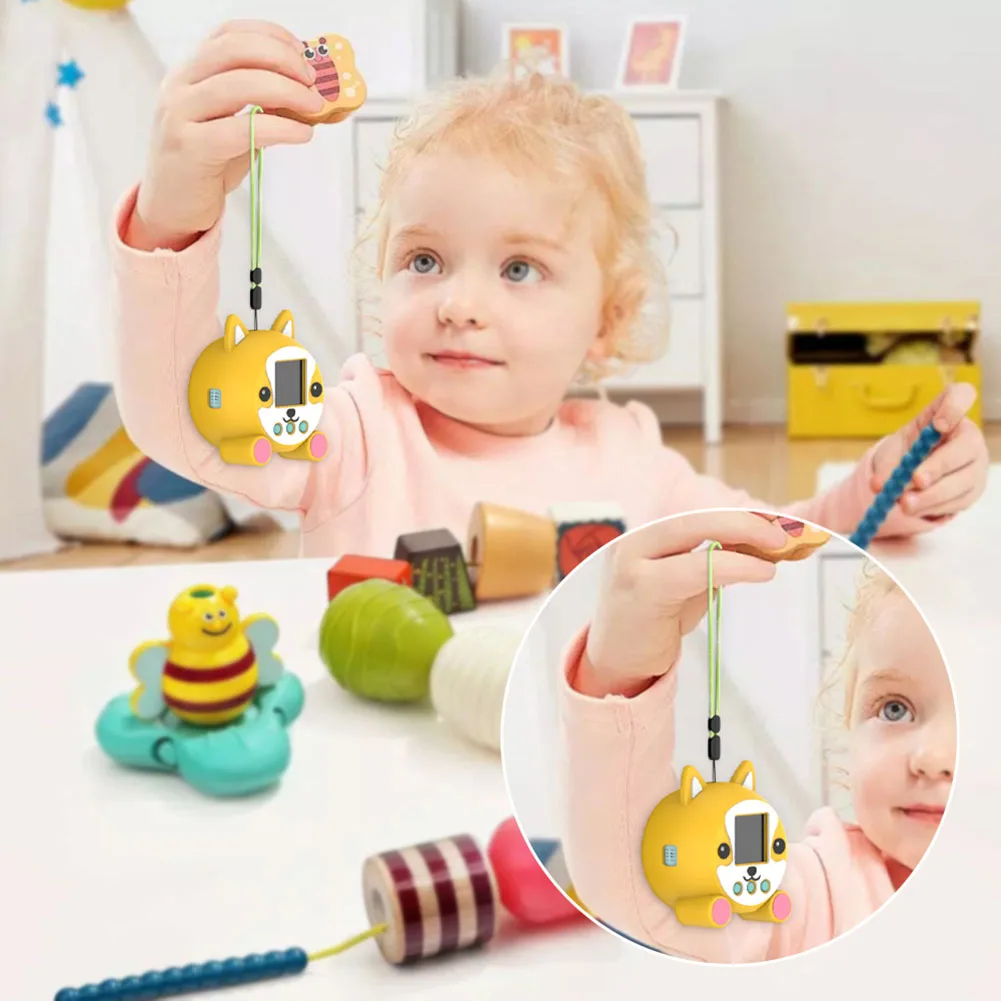 Silicone Case Cover For Punirunes Interactive Digital Toy Soft Protective Case Shockproof Protective Skin Sleeve with Lanyard