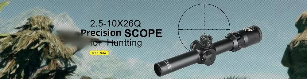 Venta al por mayor de fábrica en Stock 2.5-10X26FFP IR táctico Lpvo alcance para caza telescopio óptico vista