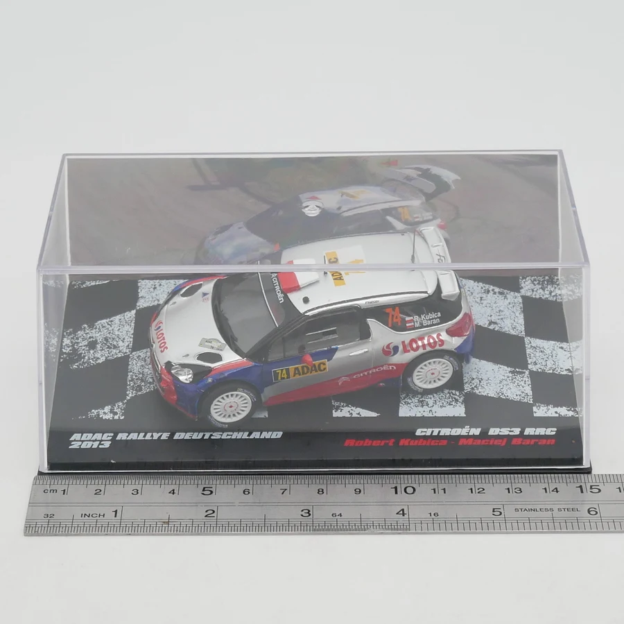 

Diecast Ixo 1:43 Scale Citroen DS3 WRC 2013 Citroen Rally Car Model Collectible Toy Gift Souvenir Display Ornament