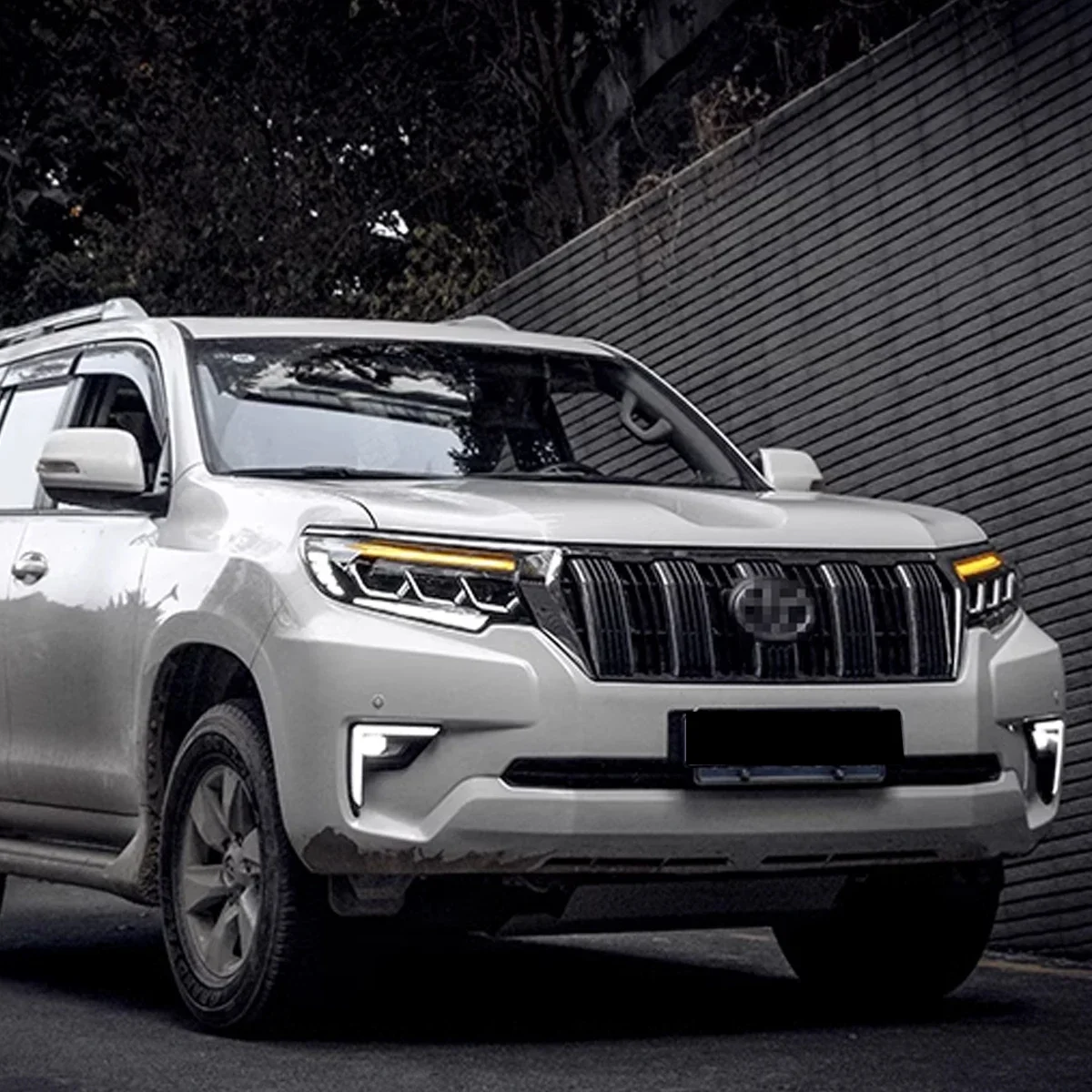 

Автомобильные фары в сборе для Toyota Prado 2018-2020 LC150, полностью светодиодные фары, автоаксессуары, последовательный указатель поворота