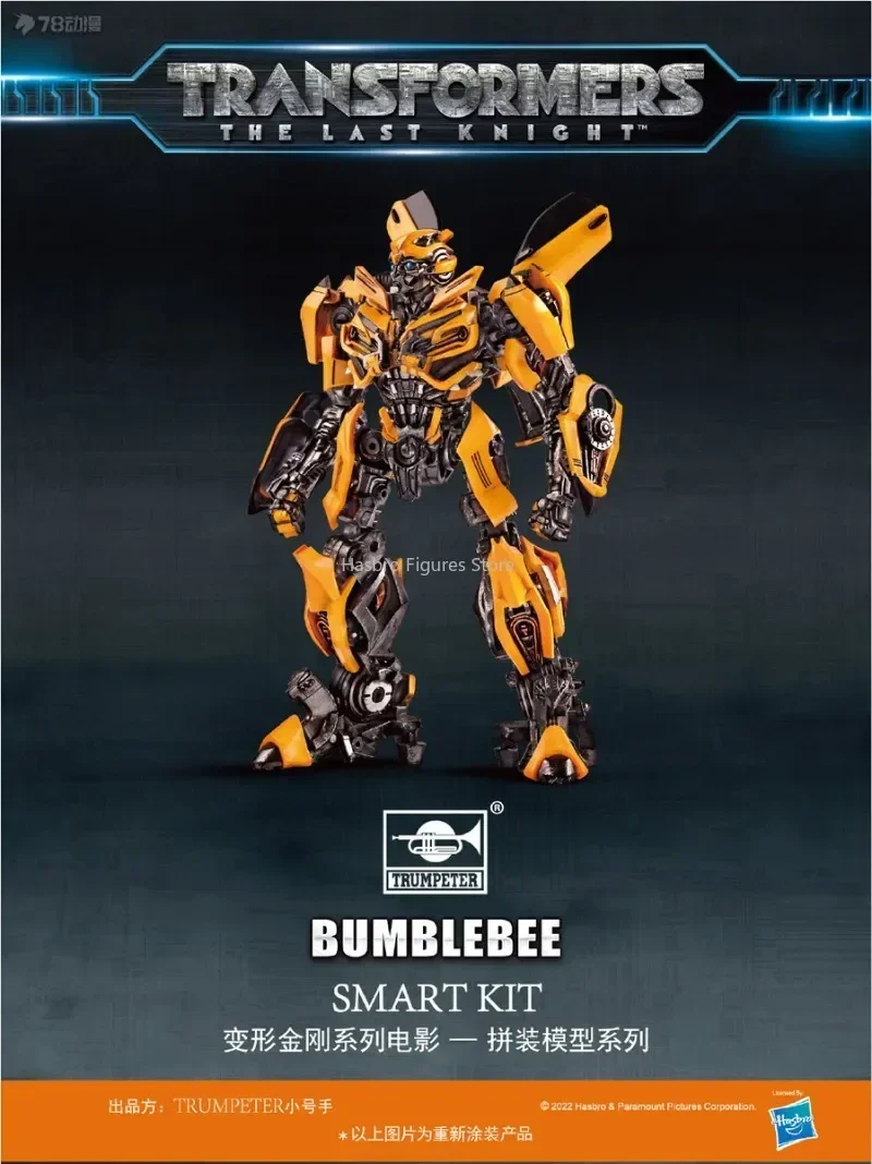 In Stock Transformers The Last Knight Bumblebee Plastic Model Kit Assemble Figurine Action Series Collection Toy Gift