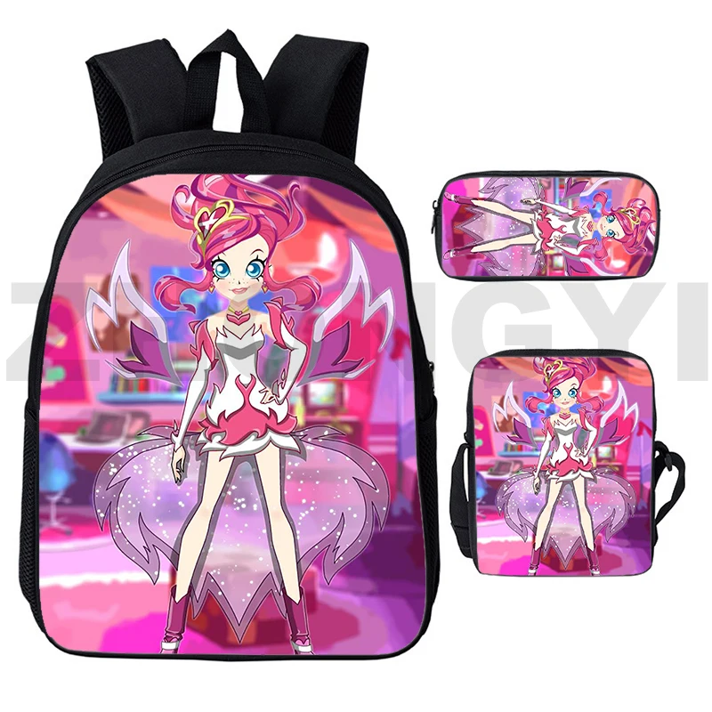 حقائب ظهر 3D أنيمي Mochila Lolirock مجموعات للمدرسة والمراهقين والفتيات حقائب مدرسية ، حقيبة لطيفة ، حقائب ظهر للأطفال ، 12 "، 16"