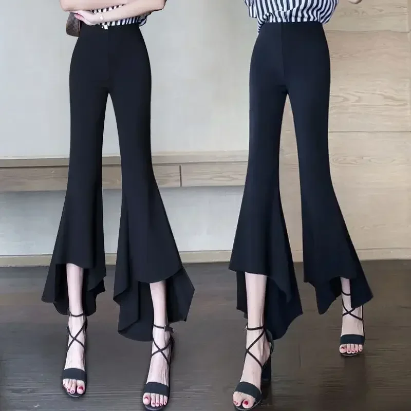 Women's Pants Trends 2025 Slacks Female Trousers Korean Fashion Aesthetic One Size Casual New In 90s High Quality Y2k Streetwear