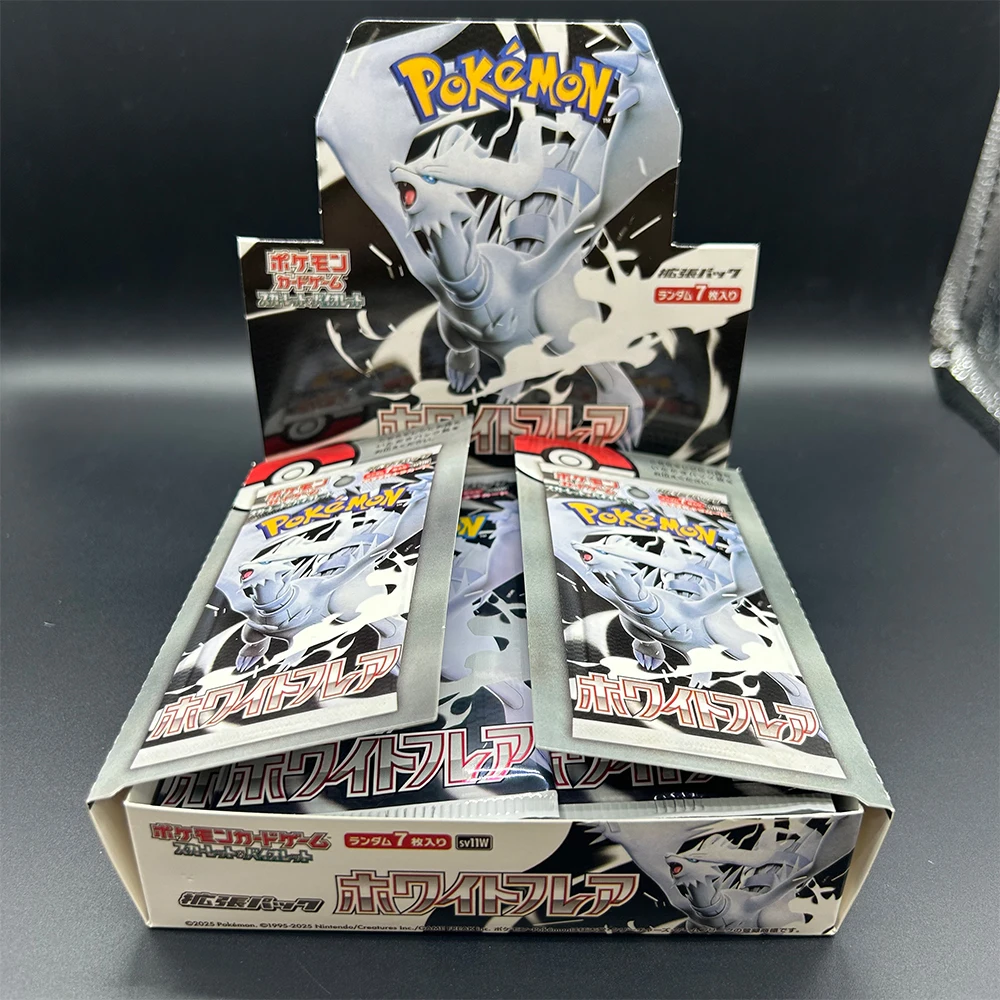 SV11B SV11W Cartoon PTCG Collection Card Card Game Scarlet Violet Expansion Pack Black Bolt Box White Flare Box Child Gifts Toy
