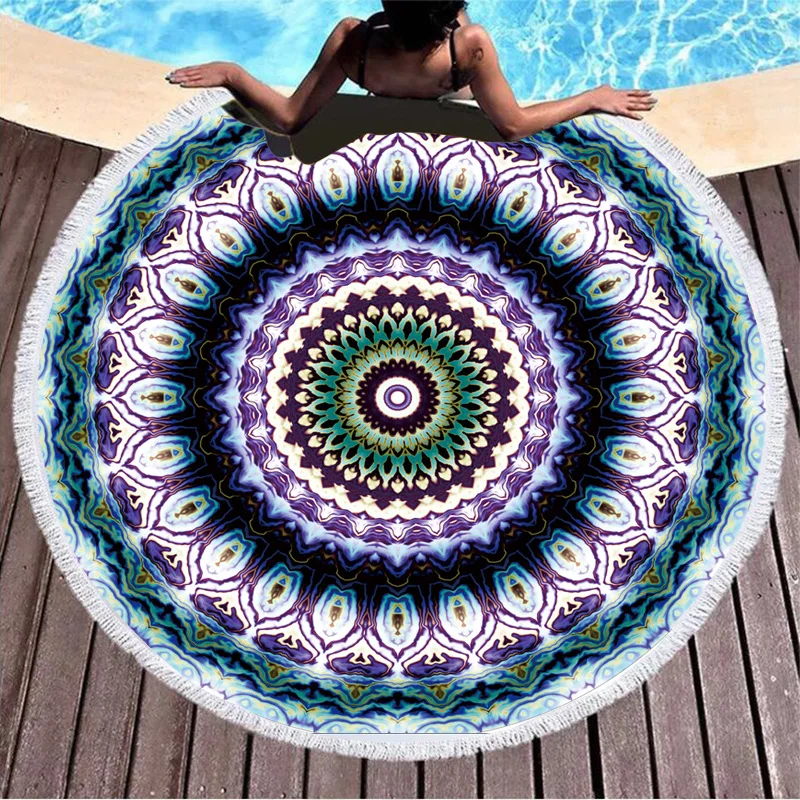 500 g Beach Towel Bath Robes For Women Shower Geometric Plain Printed Machine Washable Quick Drying Microfiber Sea Gym Large Spa