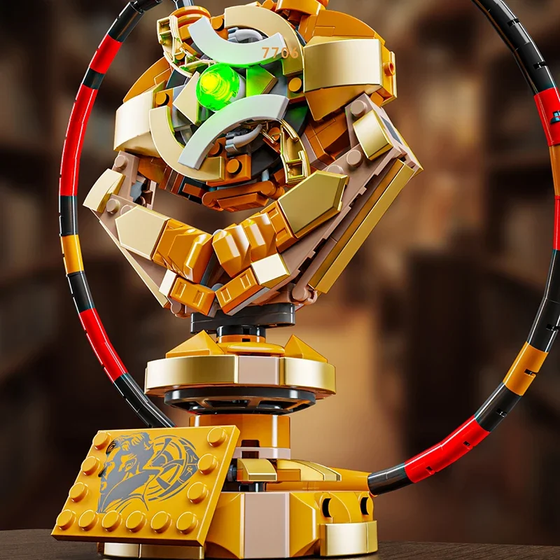 Gothic Evil Eye Bausteine Modell Kreative Technische MOC Kit Film Inspiriert Prop Desktop Display Sammeln Geschenk Erwachsene Kind