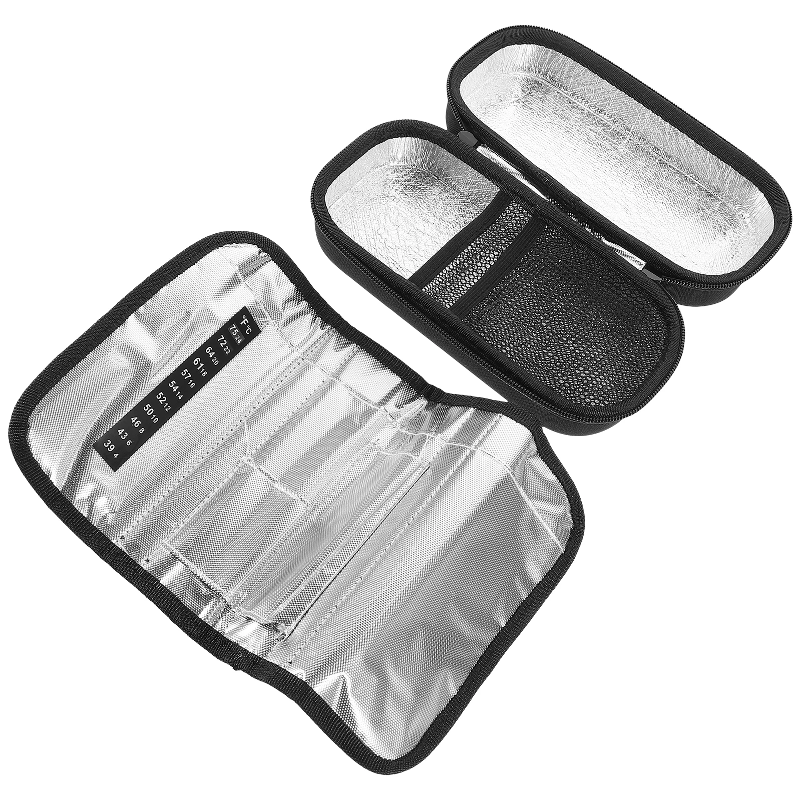 

EVA Insulin Case Portable Refrigerated Bag Black Diabetic ganizer Travel Reusable Cold Storage Medicine Pouch Diabetes Supplies