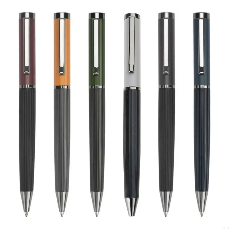 Y5LB Metal Ballpoint Pen Business Signing Pen Twist Action Office Pen