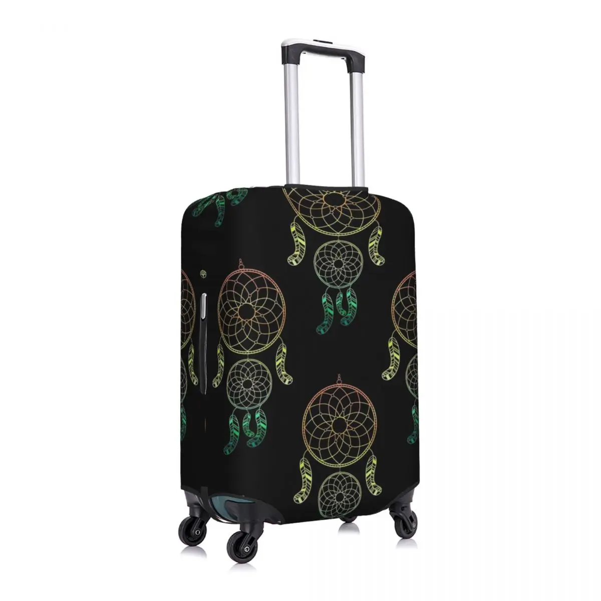 Boho Dream Catcher Suitcase Cover Retro Print Cruise Trip Vacation Useful Luggage Supplies Protection