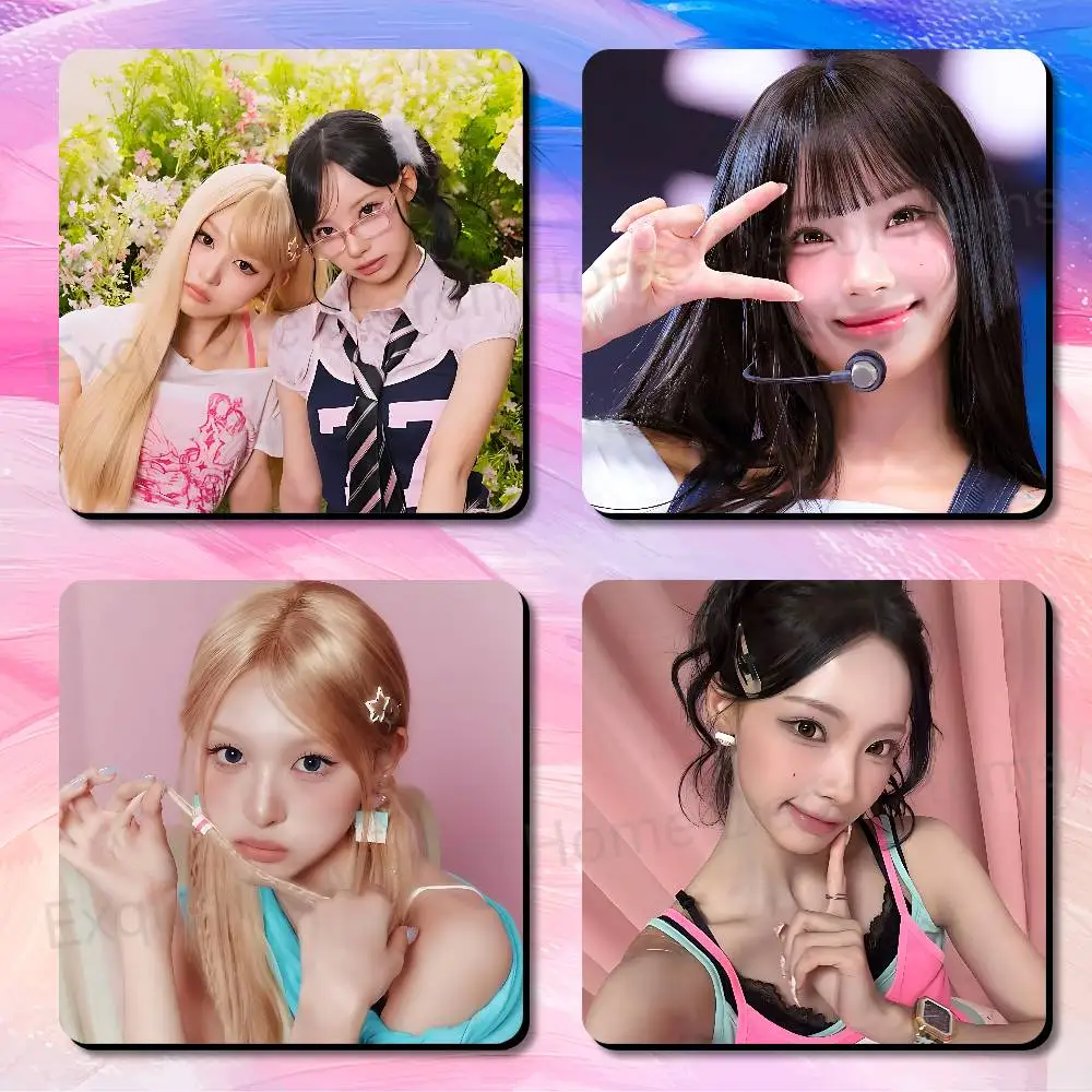 W-Woni YAHO M-Minami Pretty Girl Soft Magnetic Refrigerator Magnets Dimensions 75x75mm Personality Decorations Creative Gifts