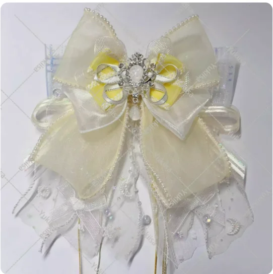 Hand Made Concert Light Fan, Baji Suporte Vara, Lolita Headdress, Edge Clip, Acessórios decorativos DIY, 2024