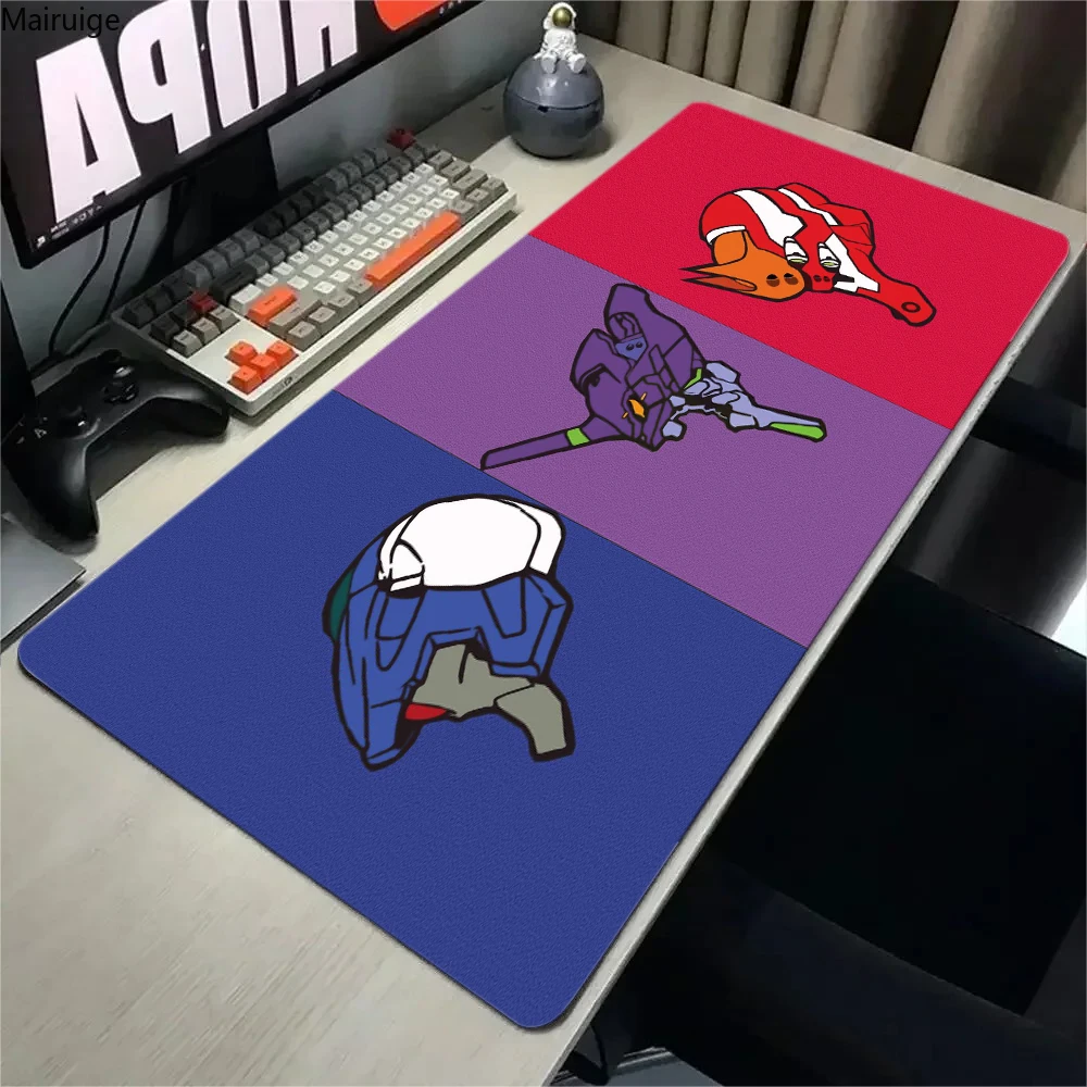 Mech Warrior Cartoon Pattern Gaming Mouse Pad Mechanical Keyboard Deskmat Computer Mat Laptop Mousepad Gamer Office Carpet