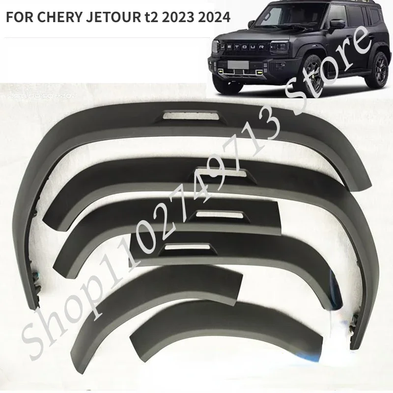 Car Wheel Fender flares Wheel Extension Wheel Arches Plastic trim Car Accessories for CHERY JETOUR T2 2023 2024