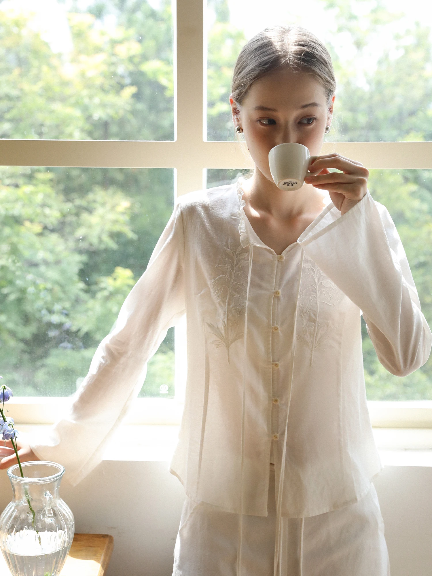 

Ele LLANO Женский утюг с застежкой на талии и вышитым узором «собачьи зубы», плиссированный дизайн, длинный све, дышащийся