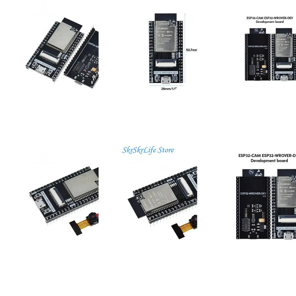 

E65E ESP32 Wrover Dev Board Development с помощью камеры расширяет ваши технологические проекты с помощью расширенных функций