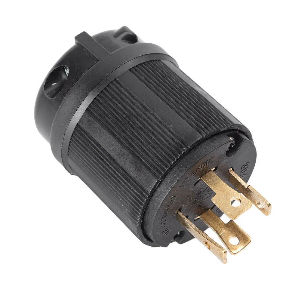 

For NEMA L14 30P Heavy Duty For Locking Suitable for Generators & Welders with a Current Rating of 30A at Dual Voltage