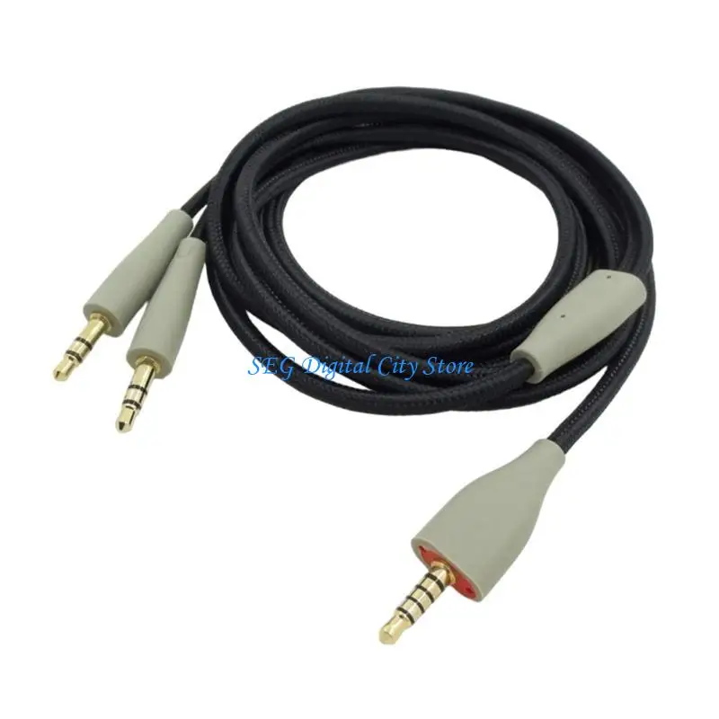 

U75B Nylon Braides 3.5mm Replacement Headsets Cable for MMX100 Headsets Wire