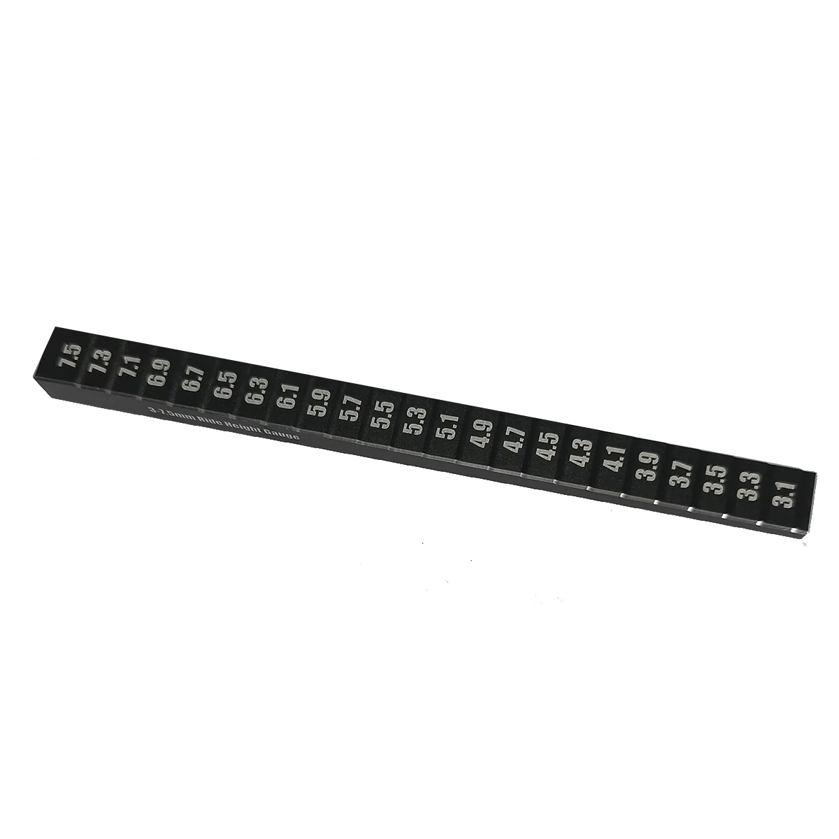 

L68ARuler Metal Measuring Tools 2-in-1 Vehicle Height Gauge + Bottom Stop Ruler for 1/10 Rc Touring Car & Drift Car